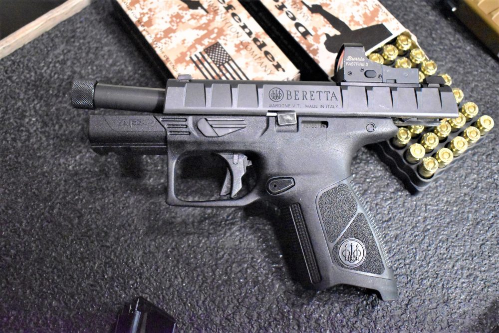 Beretta APX Combat on table