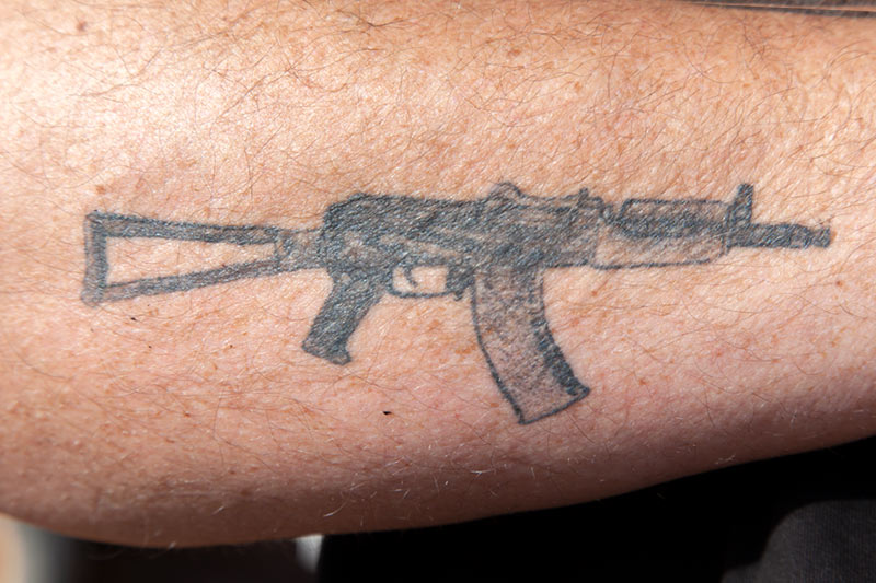 tattoo gun fun love guns pride patriotism