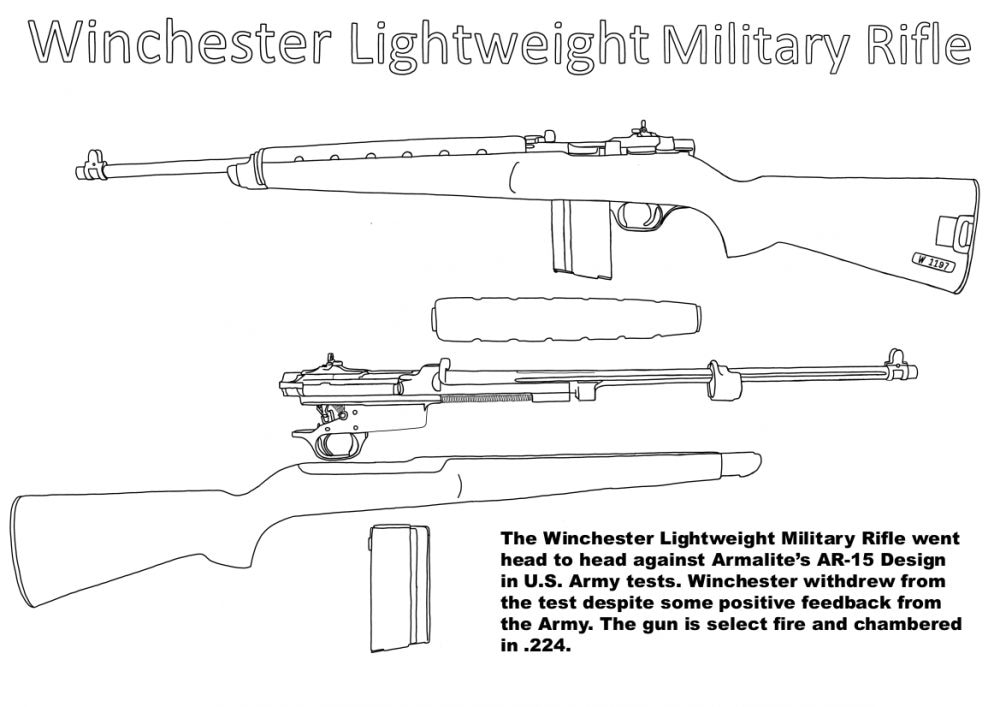 Winchester Lightweight Military Rifle Cody
