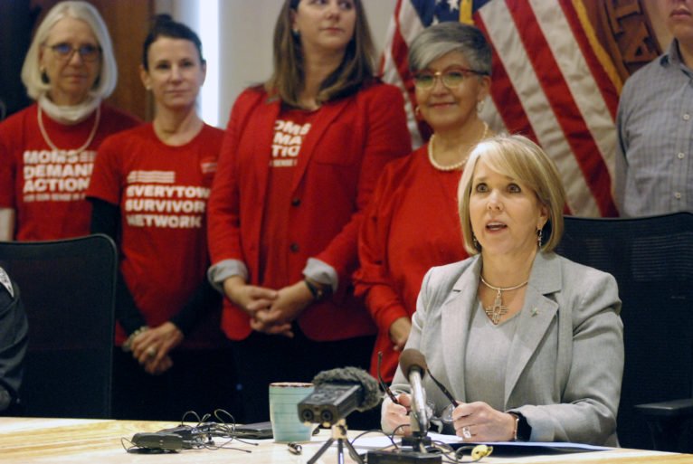 Michelle Lujan Grisham moms demand action