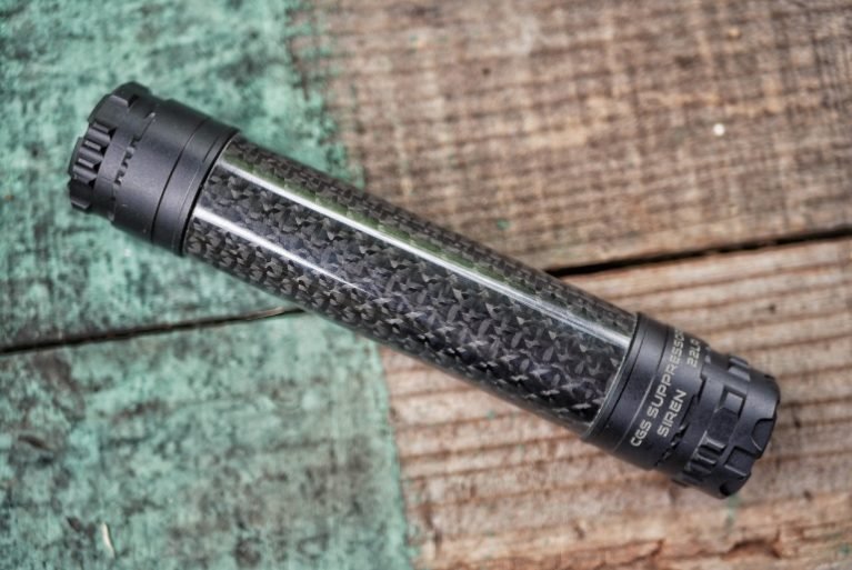 CGS Siren Carbon Fiber .22 LR Suppressor