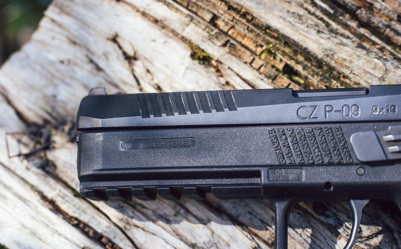 CZ P-09 slide