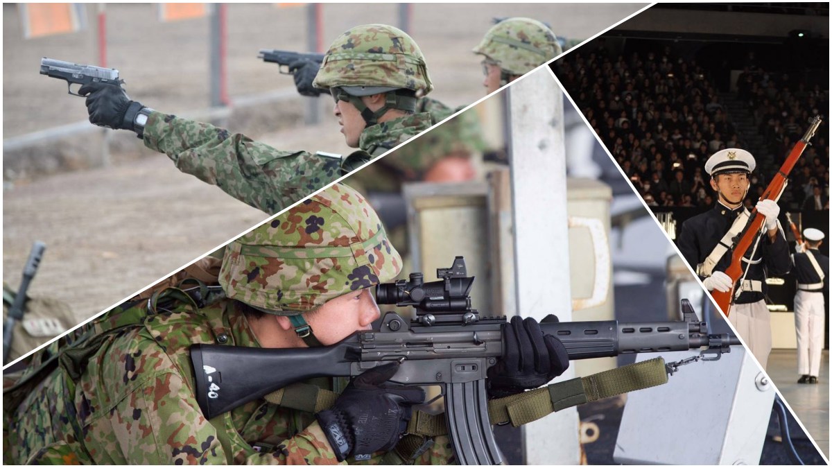 Japan Ground Self-Defense Force Type 89 P220 M1 Garand