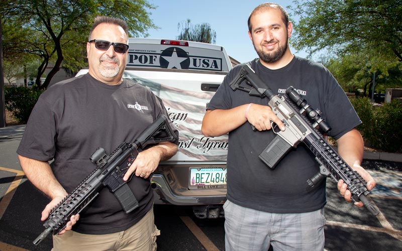 Frank DeSomma and son Cody POF-USA in Phoenix, Arizon