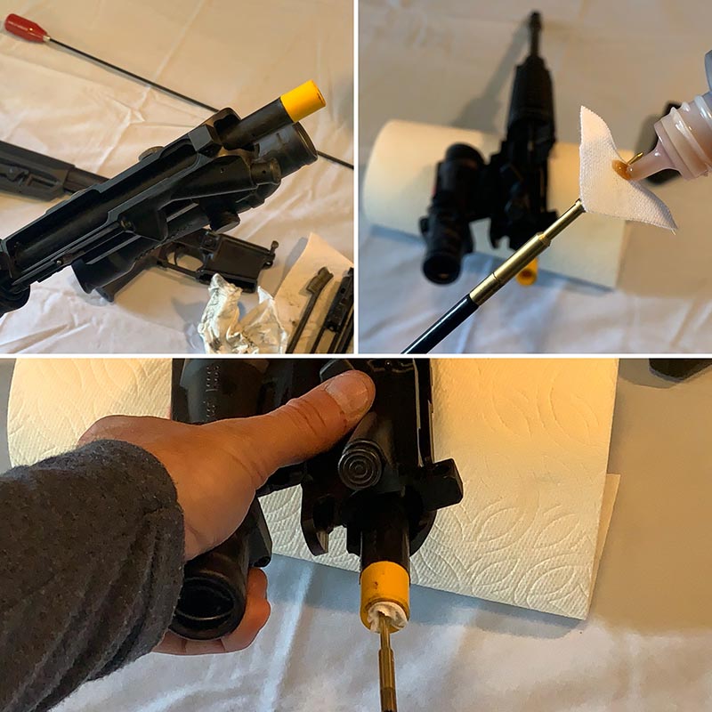 AR-15 cleaning