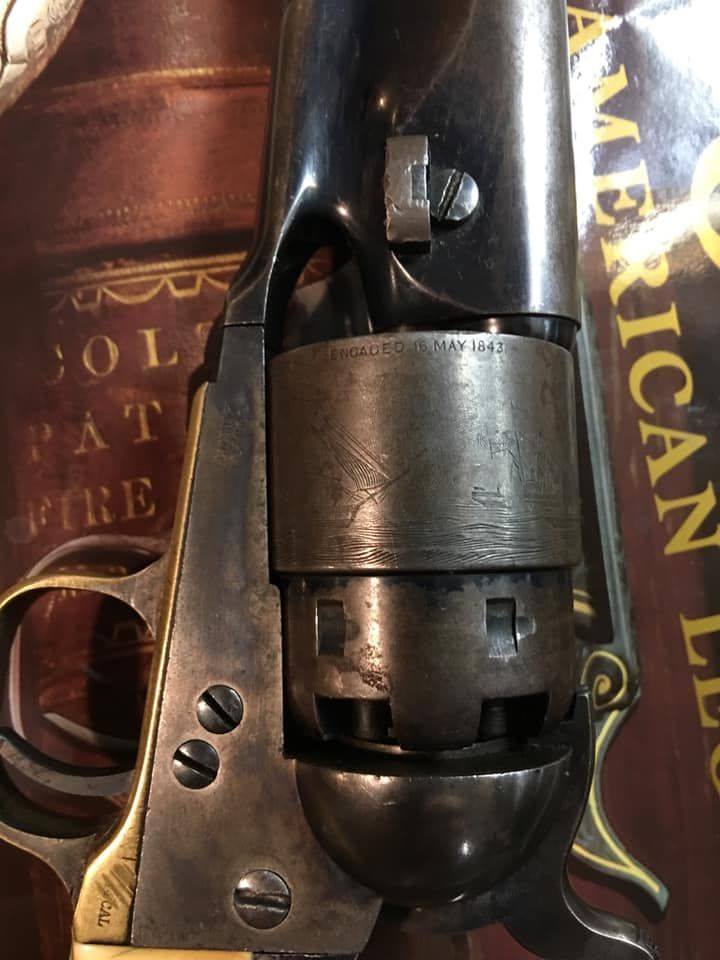 Colt Navy engraving