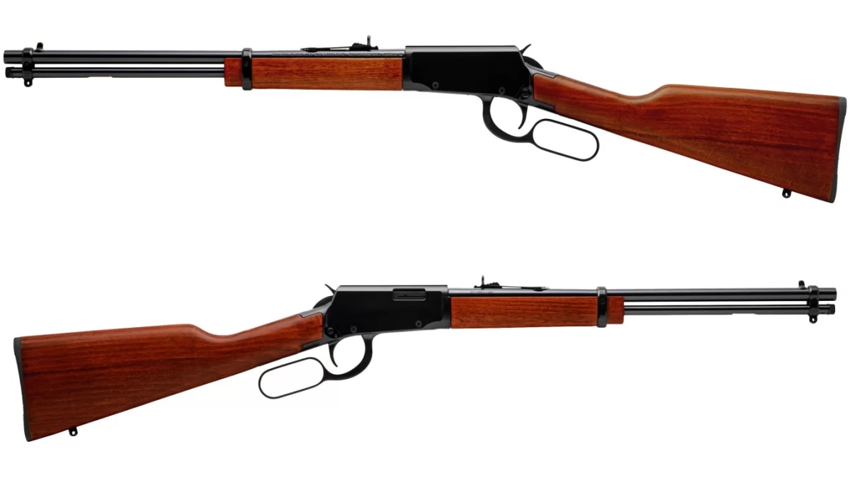 Rossi Rio Bravo rifle, two views in lightbox