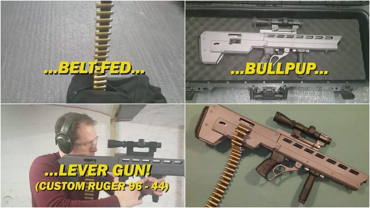 How About a Bullpup Belt-Fed Lever-Action .44 Mag Rifle? 