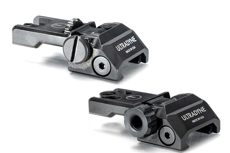 Ultradyne C2 flip-up sights