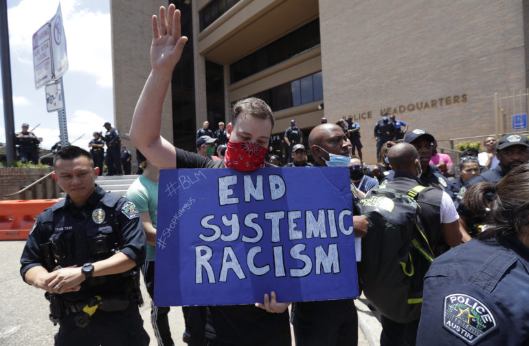 Austin police protest