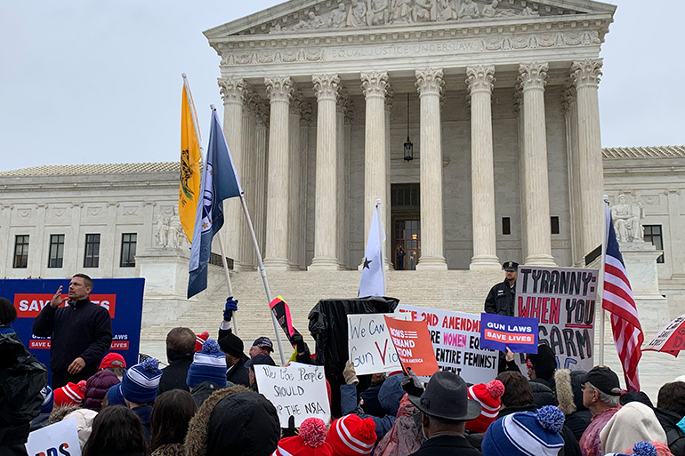 supreme court scotus second amendment protest demonstration