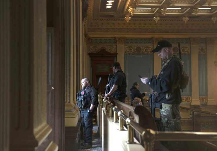 Michigan Capitol Guns