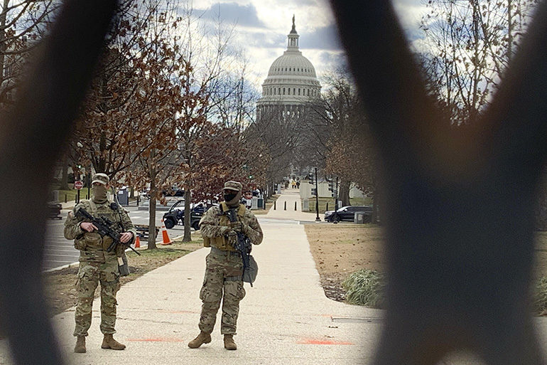 Washington DC security national guard zone