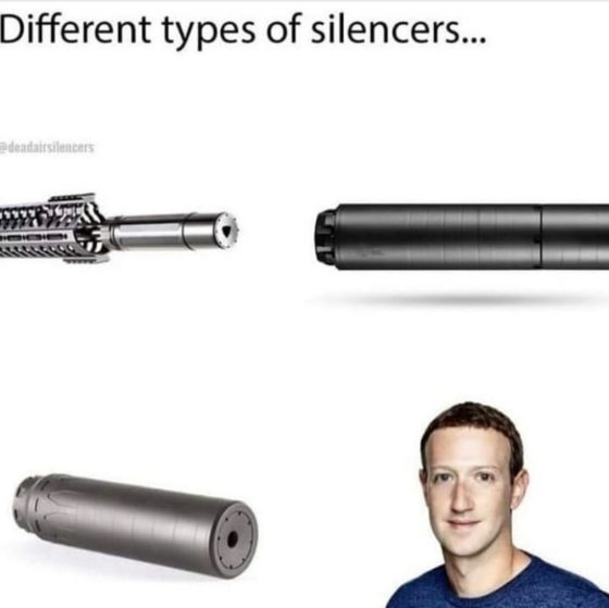 Gun Meme of the Day: Types of Silencers Edition