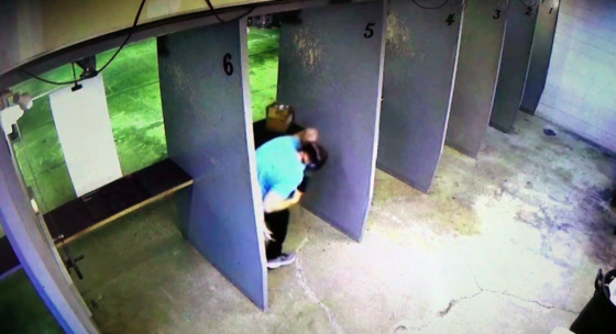 Man Shoots Himself in the Face After Hot Brass Ejected Into His Shirt [VIDEO]