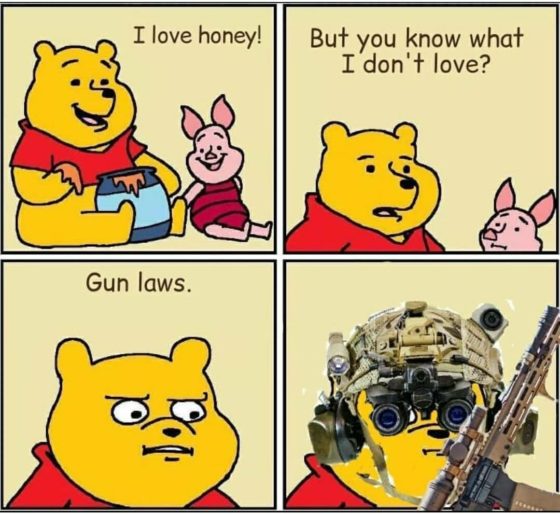 Gun Meme of the Day: Tactical Pooh Edition