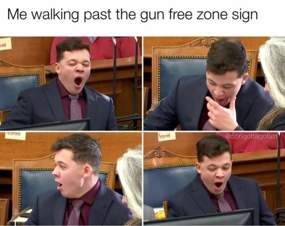Gun Meme of the Day: Defenseless Target Zone #2 Edition
