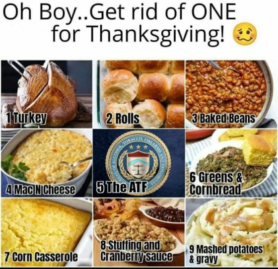 Gun Meme of the Day: Thanksgiving Party Game Edition