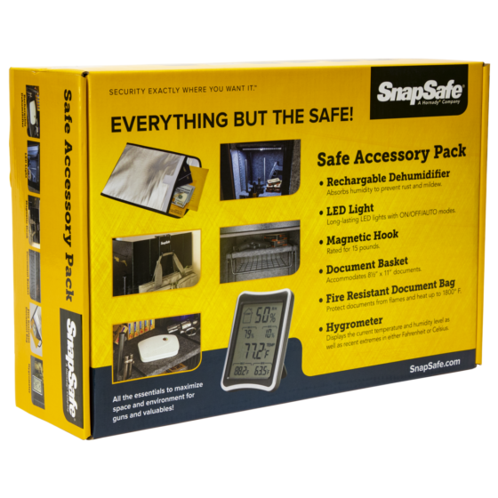 SnapSafe’s Accessory Safe Accessory Pack Helps You Maximize and Protect Your Safe Real Estate