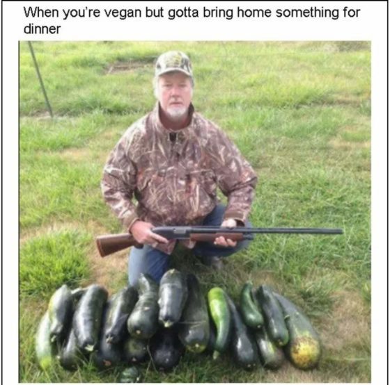 Gun Meme of the Day: Vegetable Hunter Edition