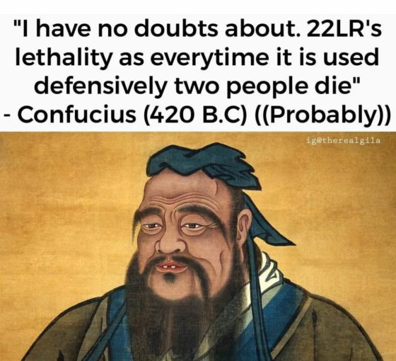 Gun Meme of the Day: Confucius Say Edition