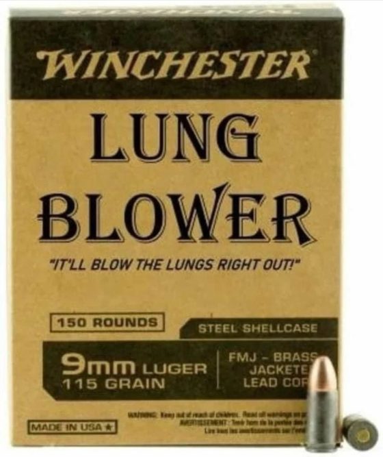 Gun Meme of the Day: Lung Blower 9mm Edition