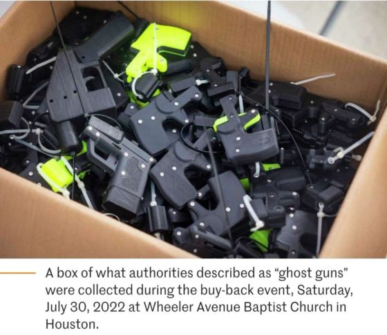 Houston Gun Buy-Back Purchases Hundreds Of 3D Printed Guns