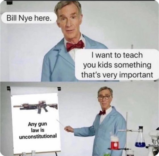 Gun Meme of the Day: Follow The Science Edition