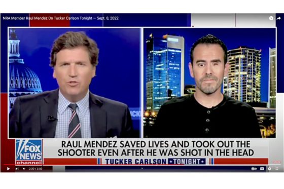 NRA Member Raul Mendez Tells His Story of Stopping a Killer and Saving Lives After He Was Shot in the Head