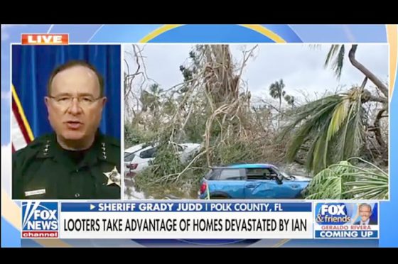 Florida Sheriff Grady Judd on Looters: ‘Shoot Him So He Looks Like Grated Cheese’