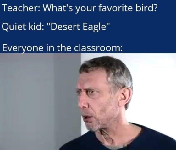 Gun Meme of the Day: Ornithology Class Edition