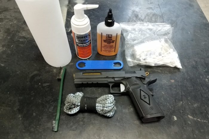 How to Clean a 1911 Pistol