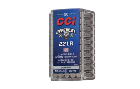 CCI Announces new Uppercut .22LR Jacketed Hollowpoint Personal Defense Rounds