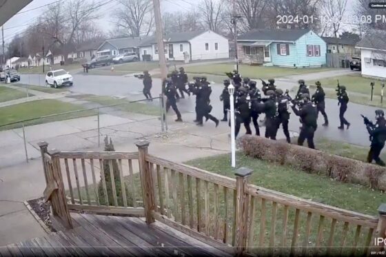 WHEN COPS LARP:  Police in Elyria, OH Toss Destructive Devices At Home, Injuring Baby