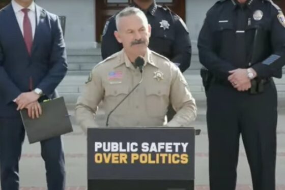 ‘NOT BY ACCIDENT’:  California Sheriff Roasts ‘Radicals’ In California For Exploding Crime Problem